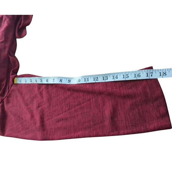 Jessica Howard Ribbed Sweater Dress Burgandy Womens 20W. $99 Tag - Picture 4 of 9